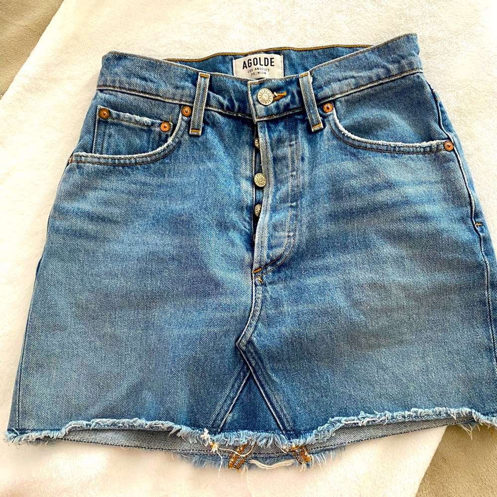 Agolde jean skirt